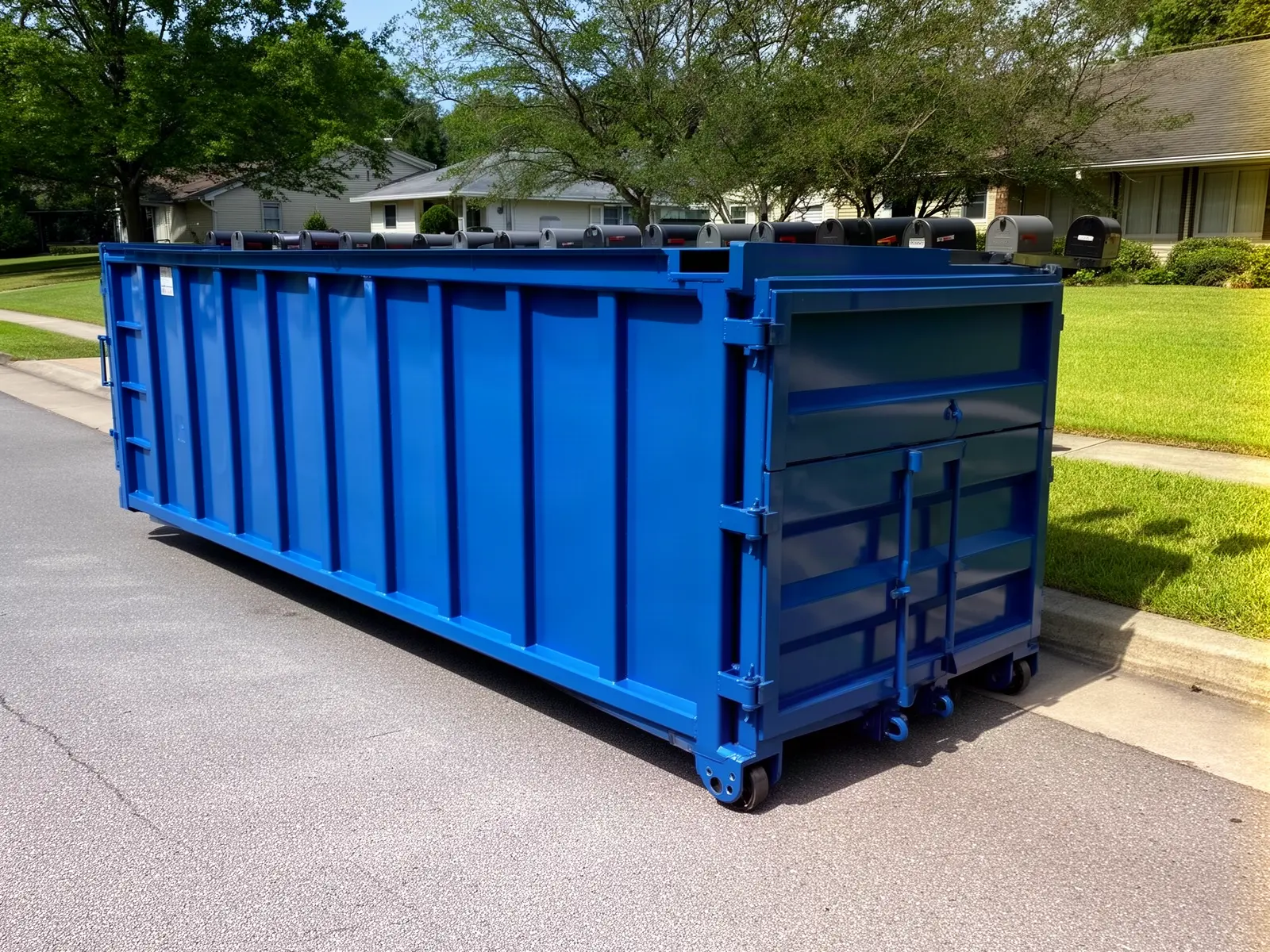 Roll-off dumpster from Pratt & Spann Dumpster Rental in St. Louis, MO